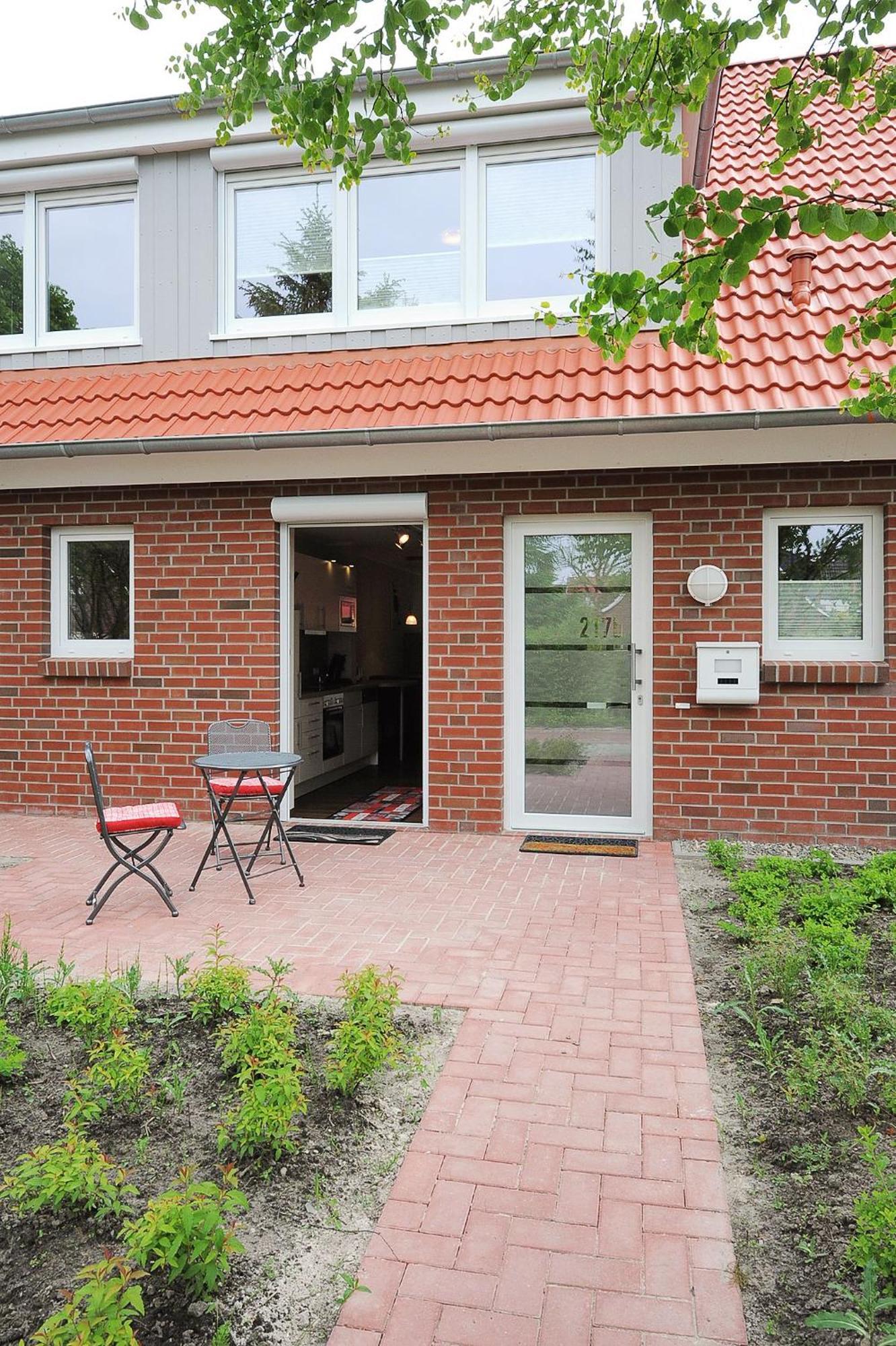 Ferienhaus Rote Bohne - Uns Huus An T Kuest Bensersiel Zewnętrze zdjęcie